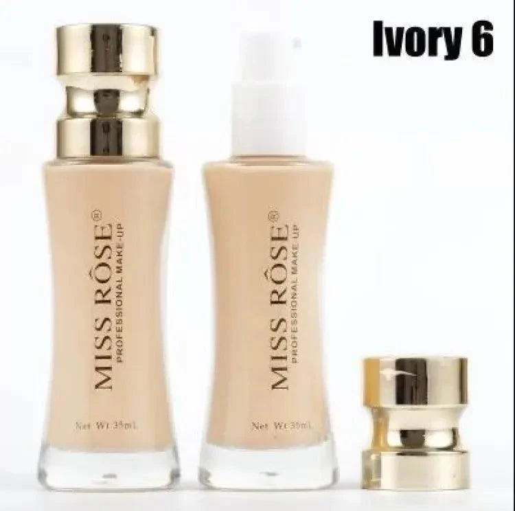 Miss Rose Foundation Unique Double Wear Ivory 6 7601-064 35ML
