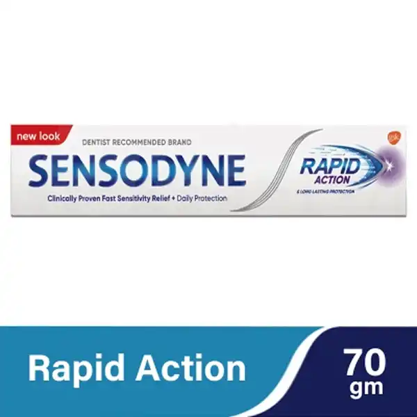Sensodyne Toothpaste Rapid Action Mint Pk 70G