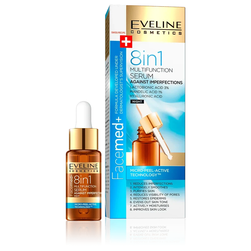 Eveline Face Serum 8 In 1 Multi 18ML