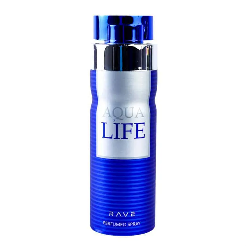 Rave Perfumed Deodorant Body Spray Aqua Life 200ML