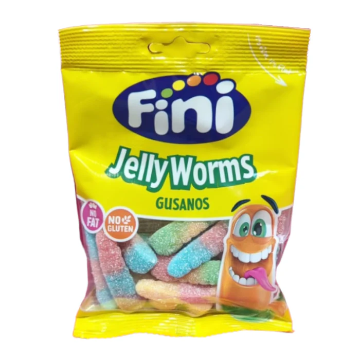 Fini Jelly Jelly Worms Gusanos 75G