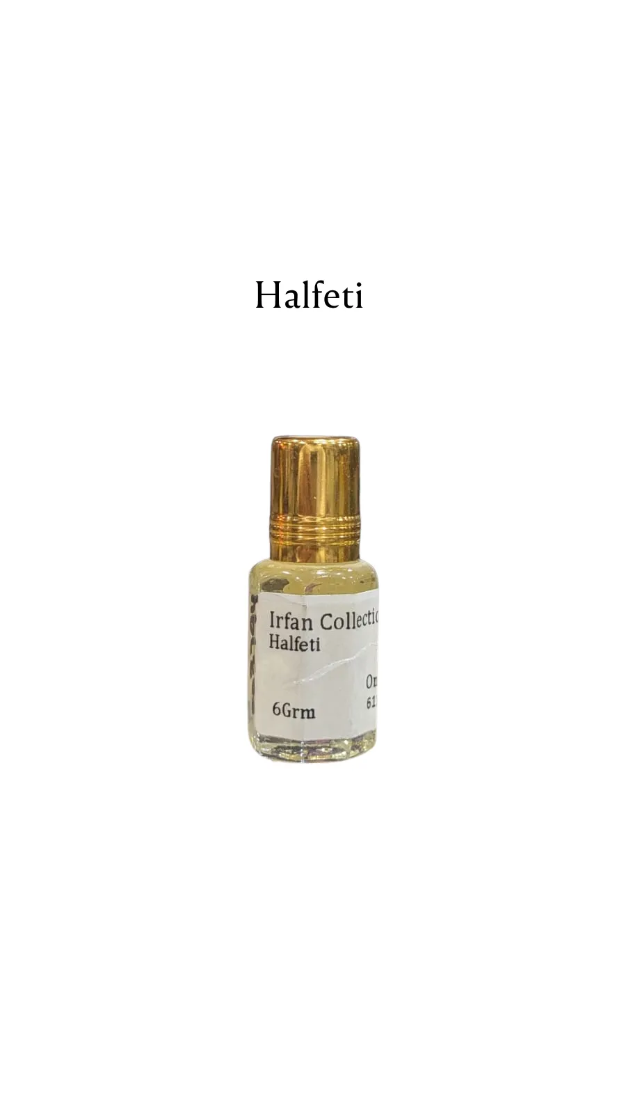 Concentrated Perfume Oil Attar Halfeti French Penhaligons Only-F 6ML