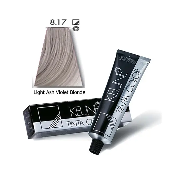 Keune Tinta 8.17 Light Ash Voilet Blonde