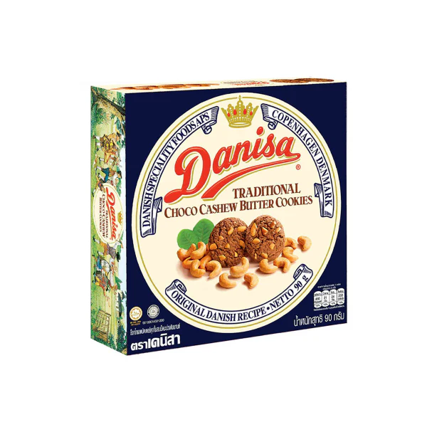 Danisa Cookies Choco Cashew 90G