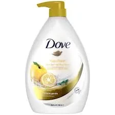 Dove Body Wash Yuzu Fresh Lemon 1L