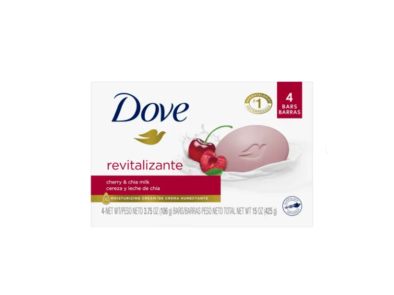 Dove Soap Revitalizante Cherry And Chia Milk 106G USA