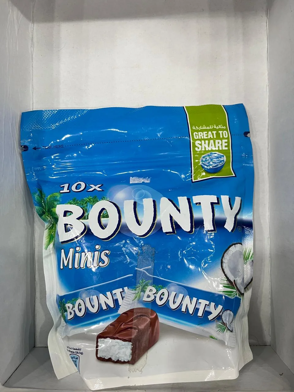 Bounty Chocolate Pouch Minis 180G