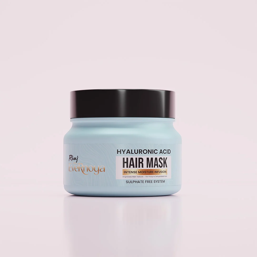 Rivaj Evernoya Hair Mask Hyaluronic Acid Intense Moisture Sulphate Free 320G