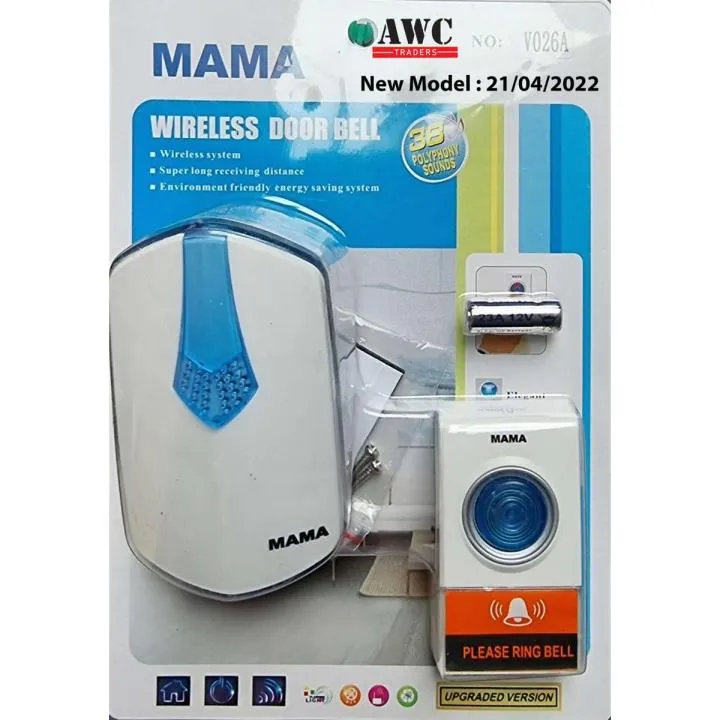 Mama Wireless Door Bell V019A