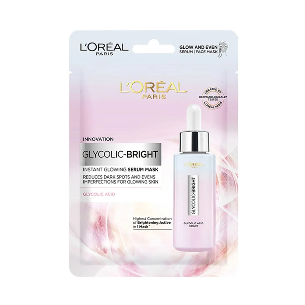 Loreal Sheet Mask Glycolic Bright