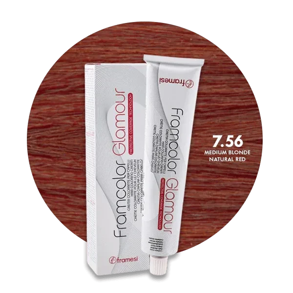 Framesi Color 7.56 Medium Blonde Natural Red