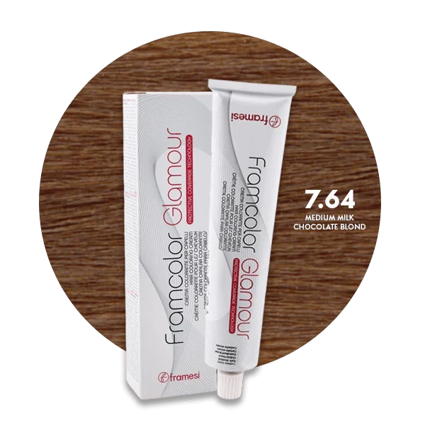 Framesi Color 7.64 Medium Milk Chocolate Blond