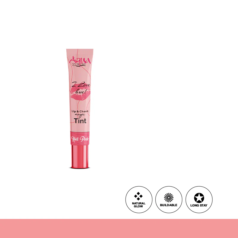 Aqua Color Line Lip And Cheek Magic Tint Hot Pink 3542