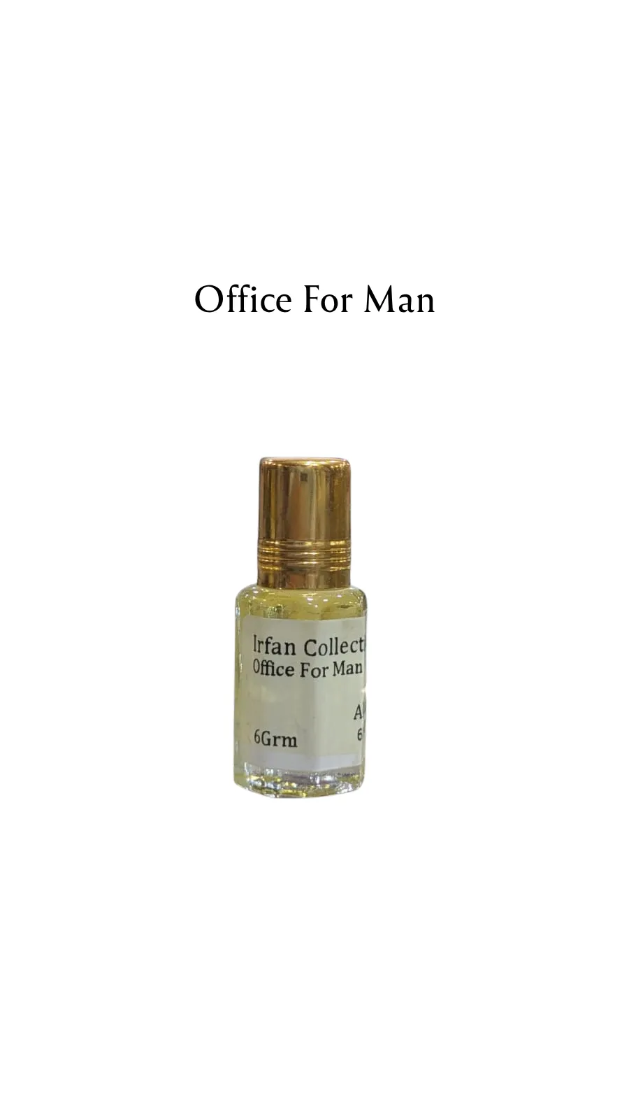 Concentrated Perfume Oil Attar Office For Man French Alkhaleej 6ML