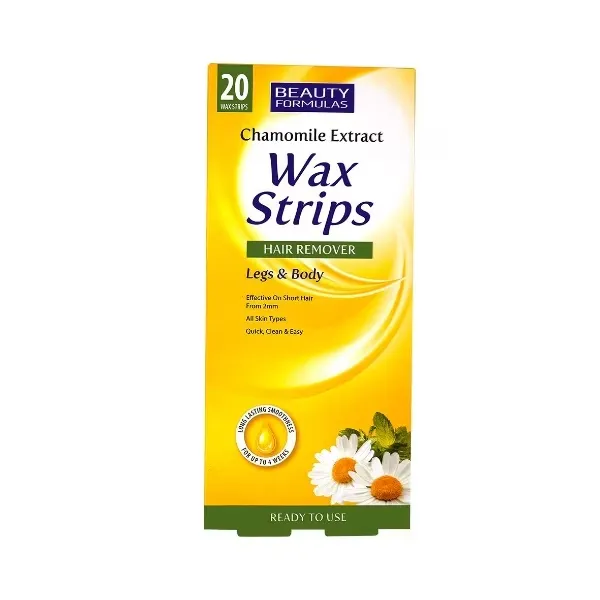 Beauty Formulas Wax Strips 20s Chamomile Extract