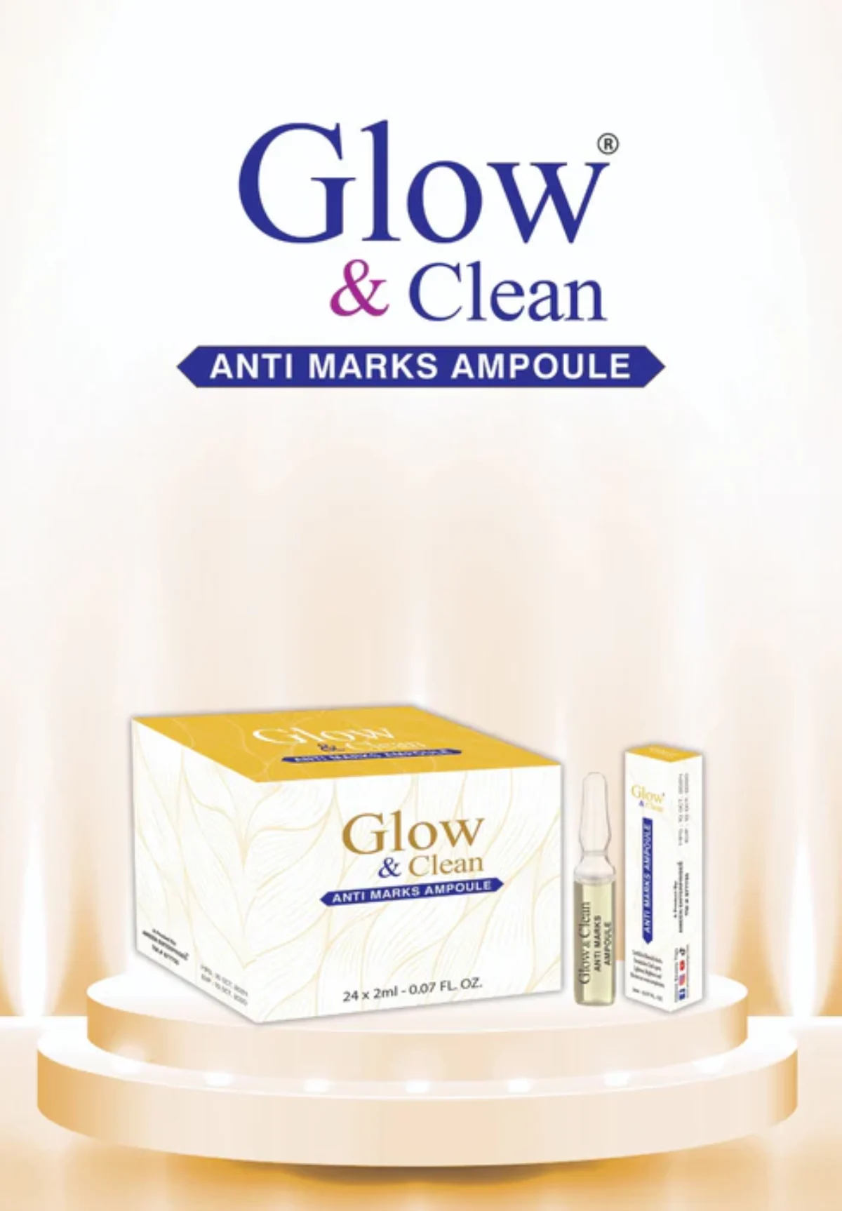 Glow And Clean Ampoule Anti Marks 2ML