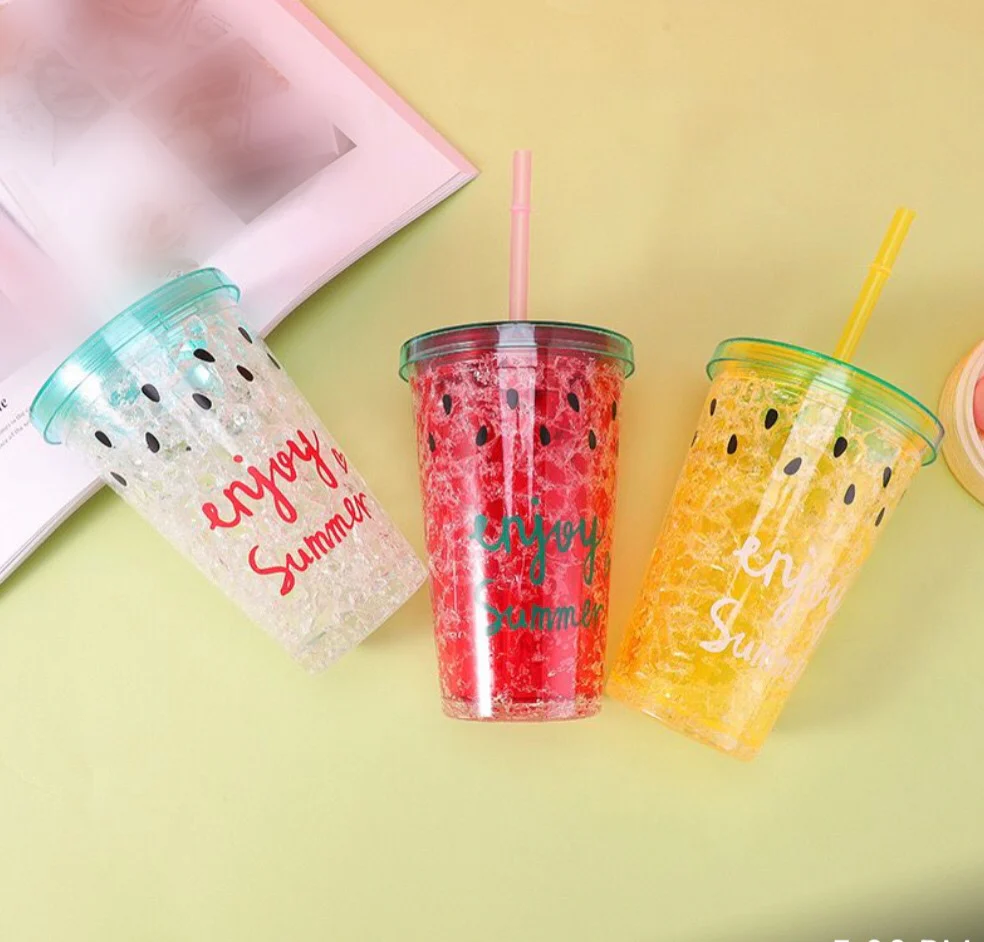 Summer Trendy Cups With Straw