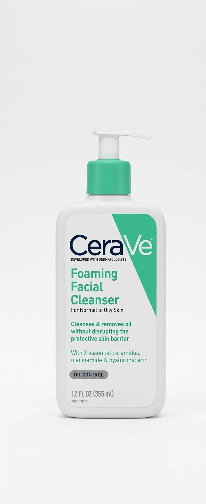 Cerave Facial Cleanser Foaming Normal To Oily Skin 355ML