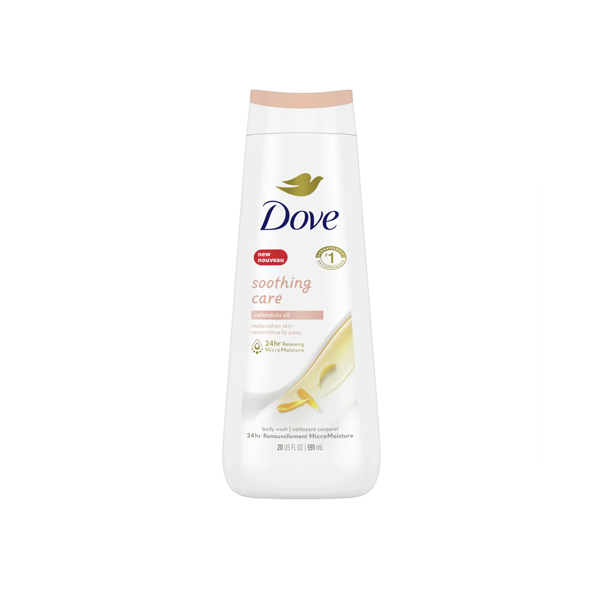 Dove Body Wash Usa Soothing Care 591ML
