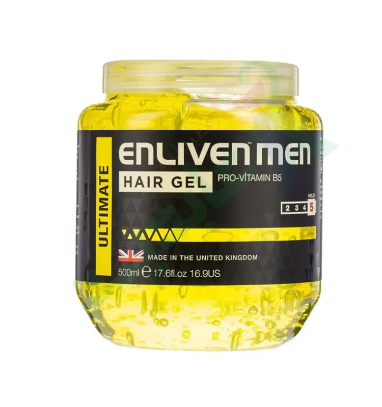 Enliven Hair Gell 5 Hold Yellow 500Ml