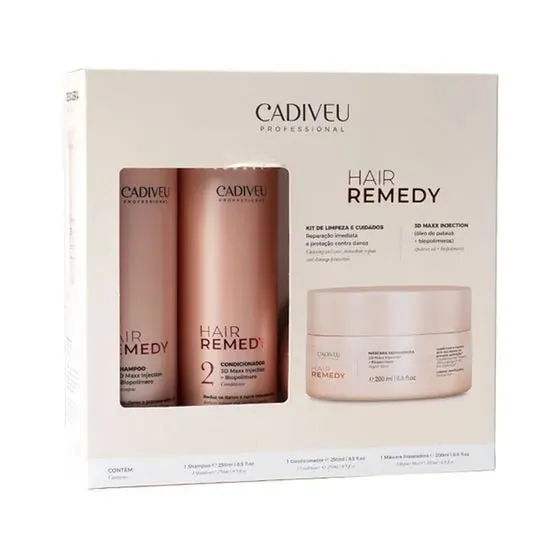 Cadiveu Brasil Cacau The Keratin  World Hair Treatment Kit of 3pcs 300ml*3