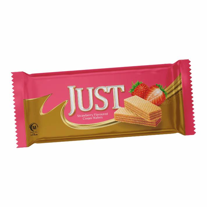 Just Cream Wafer Strawberry Flavoured 20G