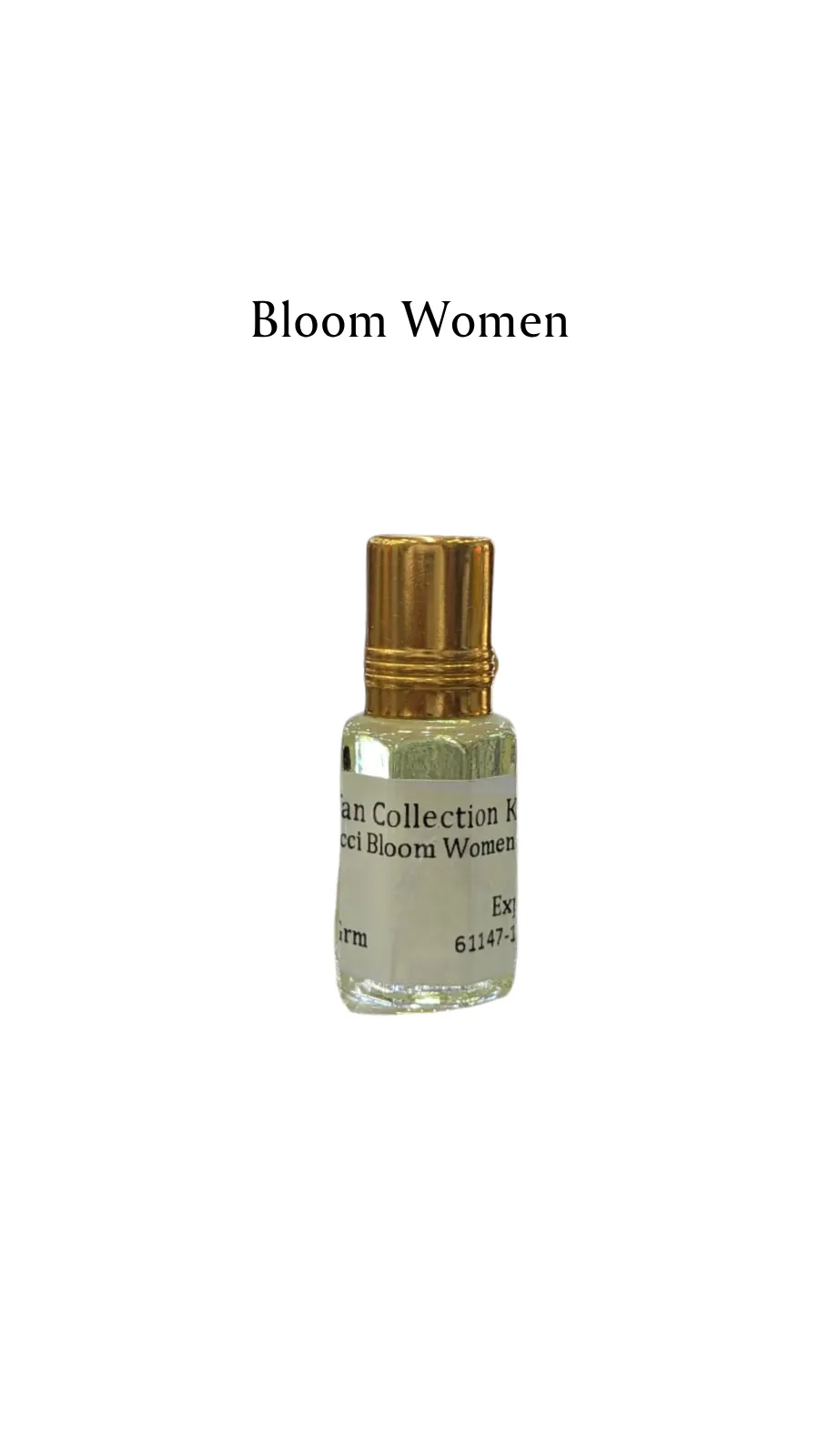 Concentrated Perfume Oil Attar Gucci Bloom Women French Gucci Expressions 6ML