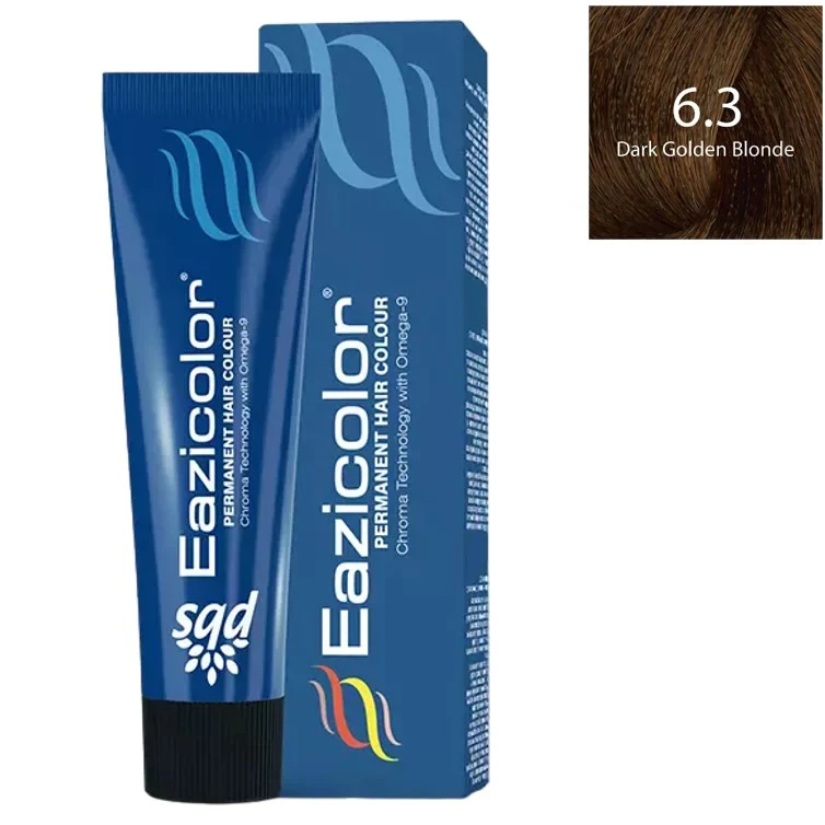 Eazicolor Tube 6.3 Dark Golden Blonde 60ML