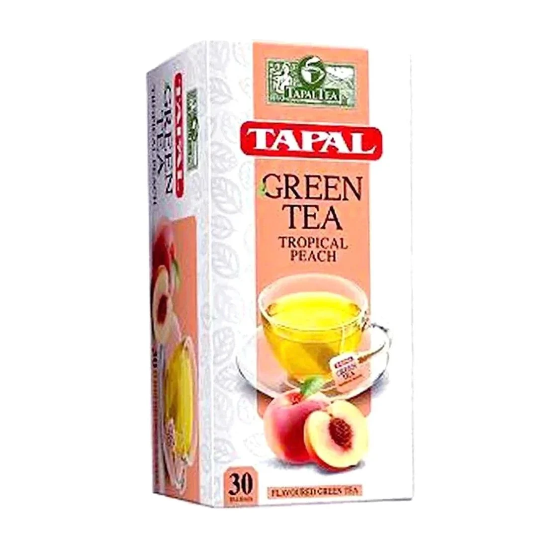 Tapal Green Tea Tropical Peach 30P