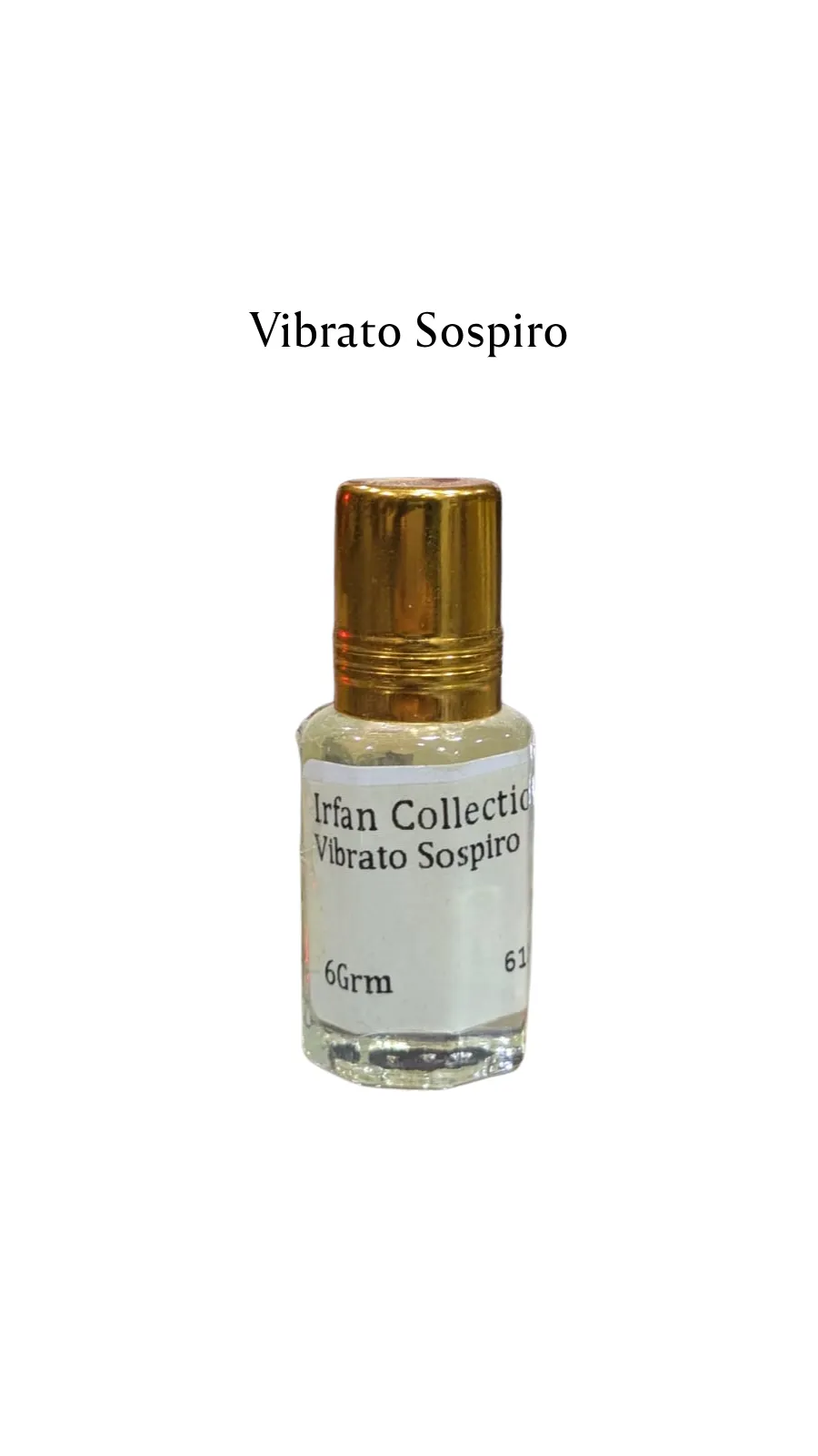 Concentrated Perfume Oil Attar Vibrato Sospiro French Sospiro Expressions 6ML
