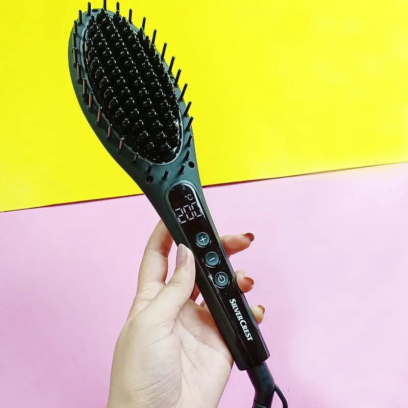 Silver Crest Hair Straightening Brush