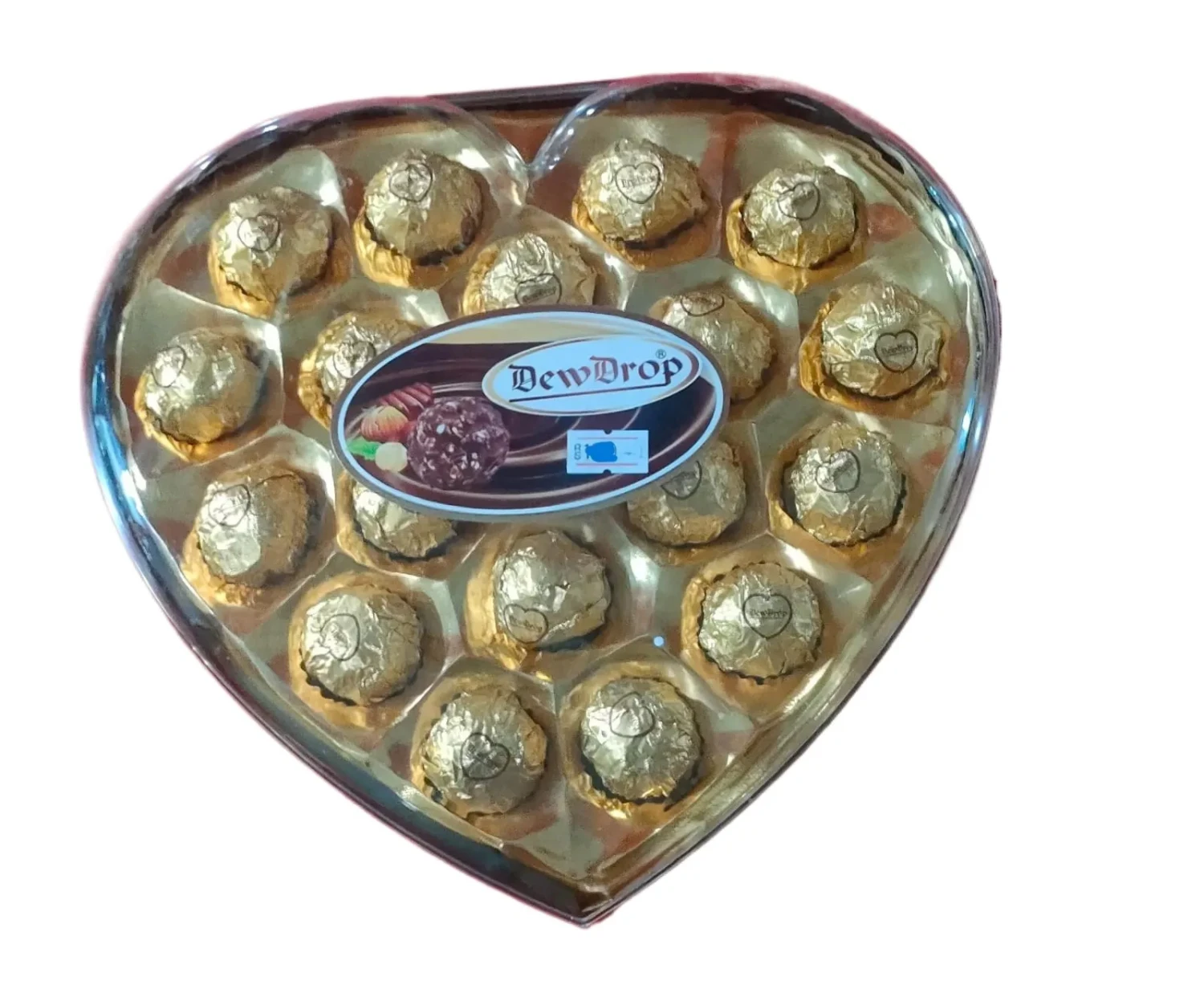 Dewdrop Chocolate T18 Heart