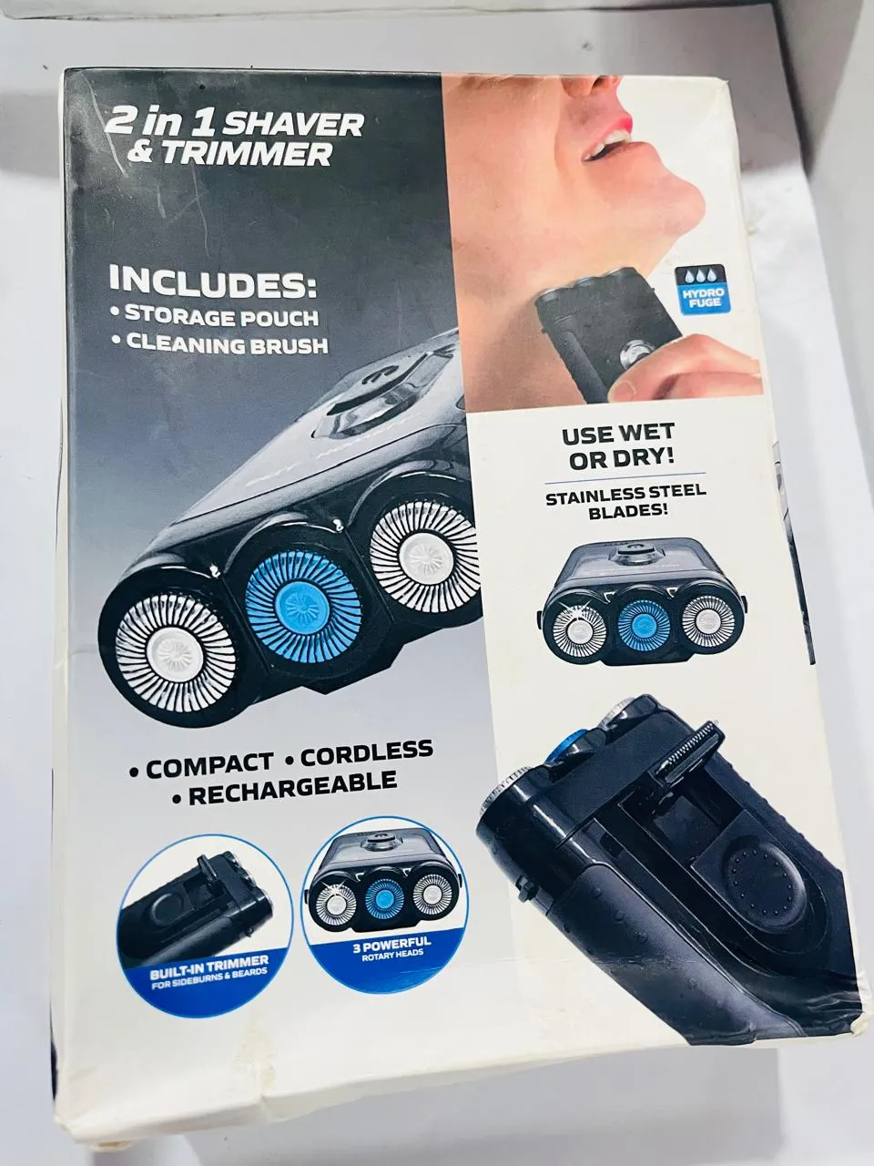 2 IN 1 Shaver And Trimmer Hydro Fudge