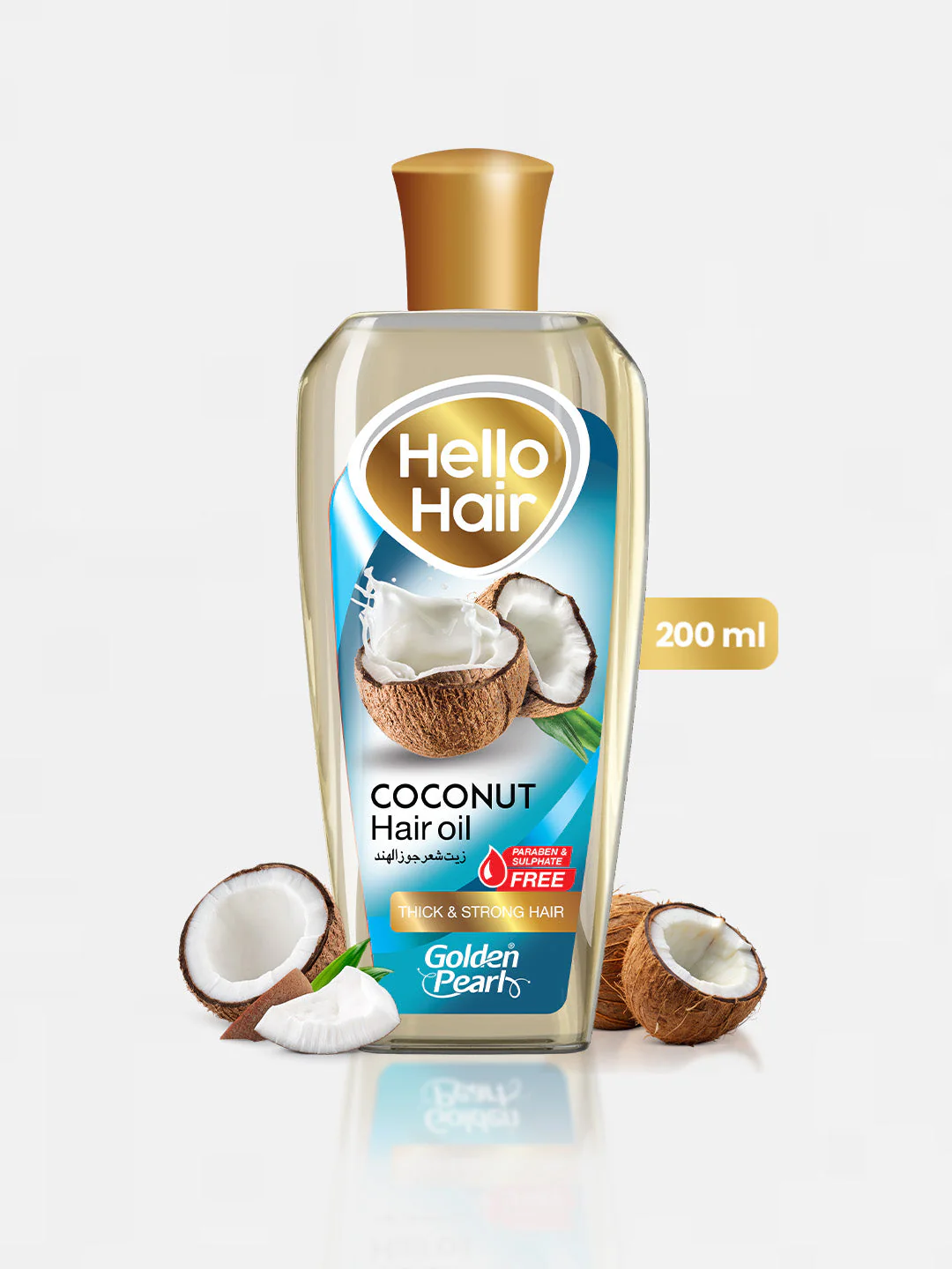 Golden Pearl Hair Oil Hello Hair Coconut 200ML