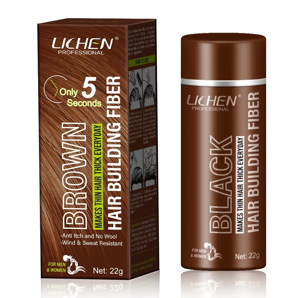 Lichen Hair Building Fiber Brown 22G