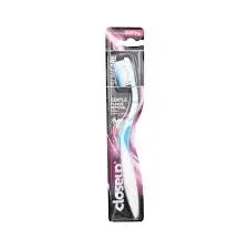Closeup Toothbrush Gentle Plaque Removal Soft