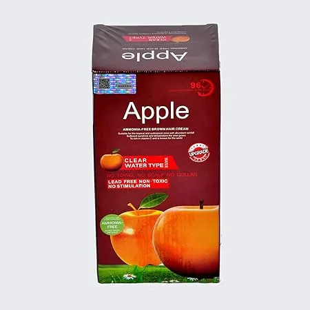 Apple Hair Color Cream Dark Brown 500ml+500ML