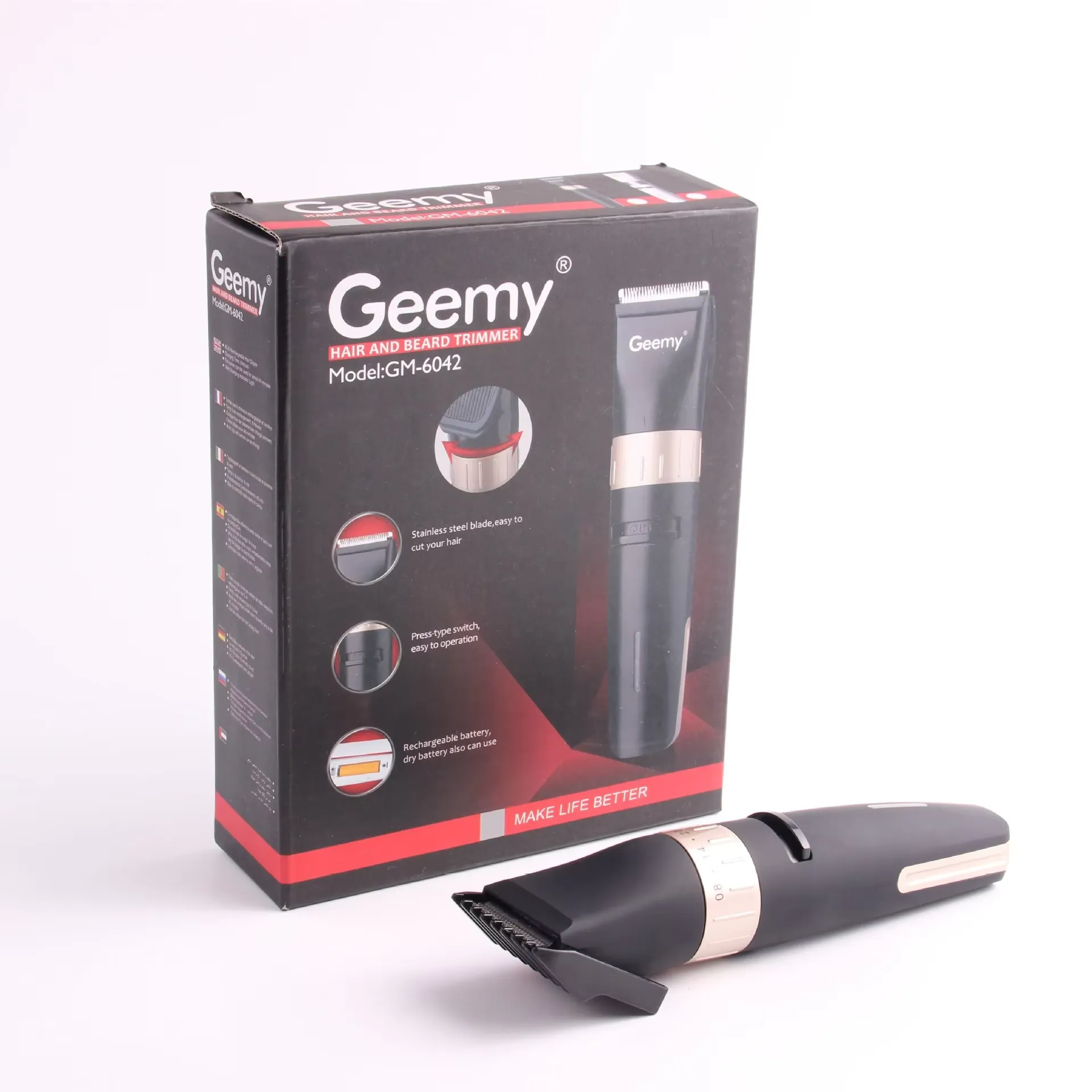 Geemy Trimmer Men GM6042