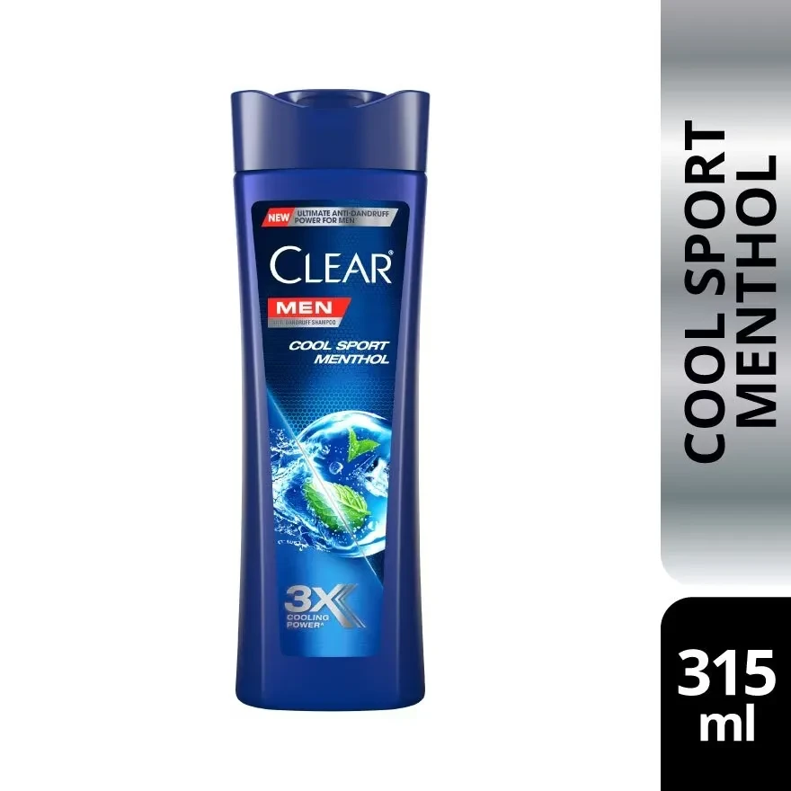 Clear Shampoo Men Cool Sport Menthol 315ML