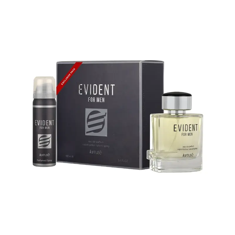 Lamuse Eau De Parfum Exclusive Pack Evident For Men 100ML