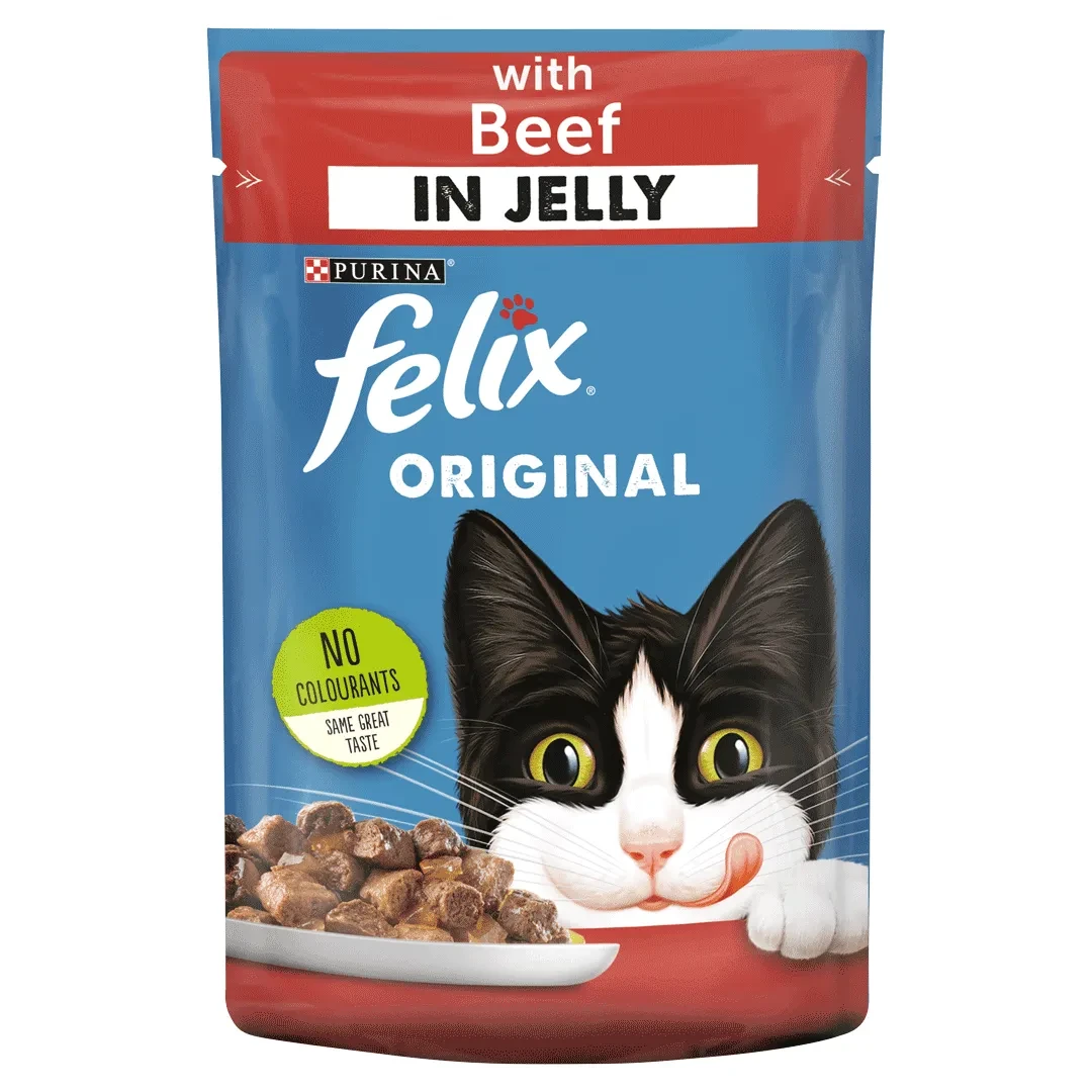 Purina Flex Cat Jelly  Beef 100G