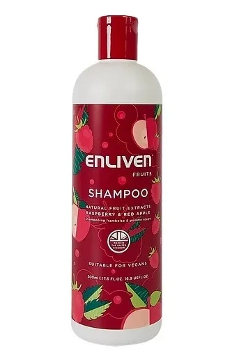Enliven Shampoo Rasberry Red Apple 500Ml