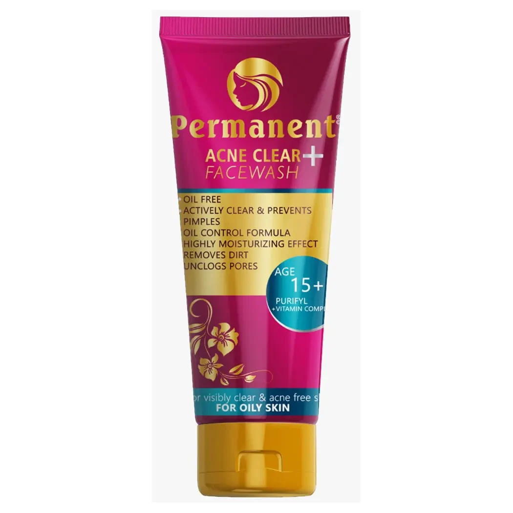 Permanent Face-Wash Acne Clear Pk 65ML