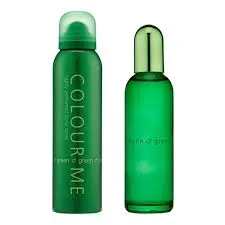 Colour Me Gift Set Eau De Perfume+Body Spray Green