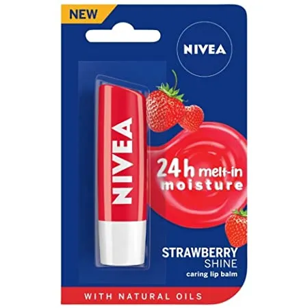 Nivea Lip Blam Strawberry 4.8G