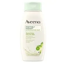 Aveeno Body Wash Positively Radiant Dull Dry Skin 532ML