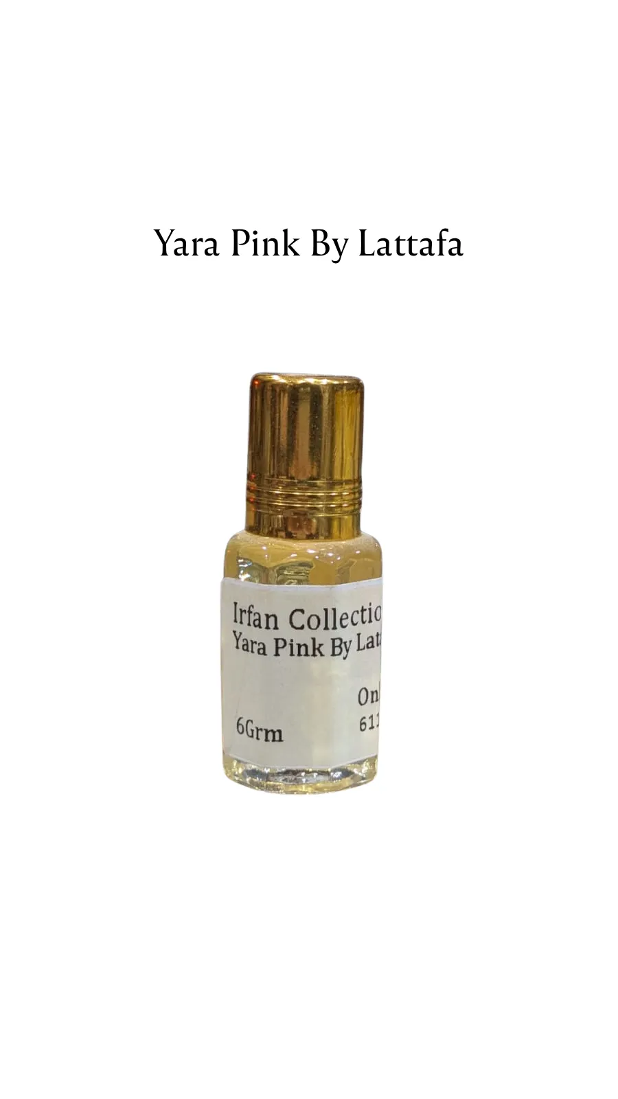 Concentrated Perfume Oil Attar Yara Pink By Lattafa French Lattafa Only-F 6ML