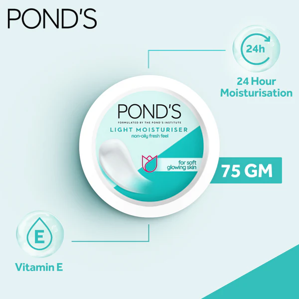 Pond's Cream Light Moisturiser 75G