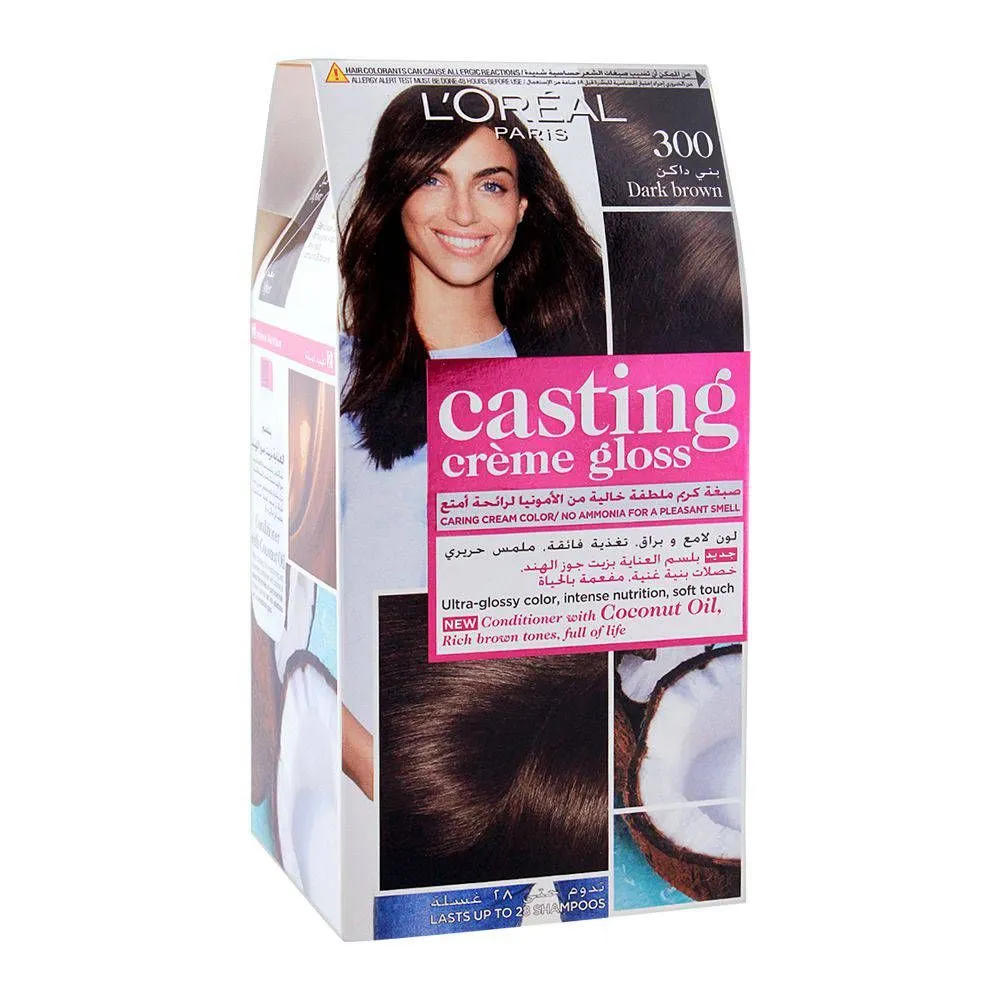 Loreal Casting Hair Color Dark Brown 300