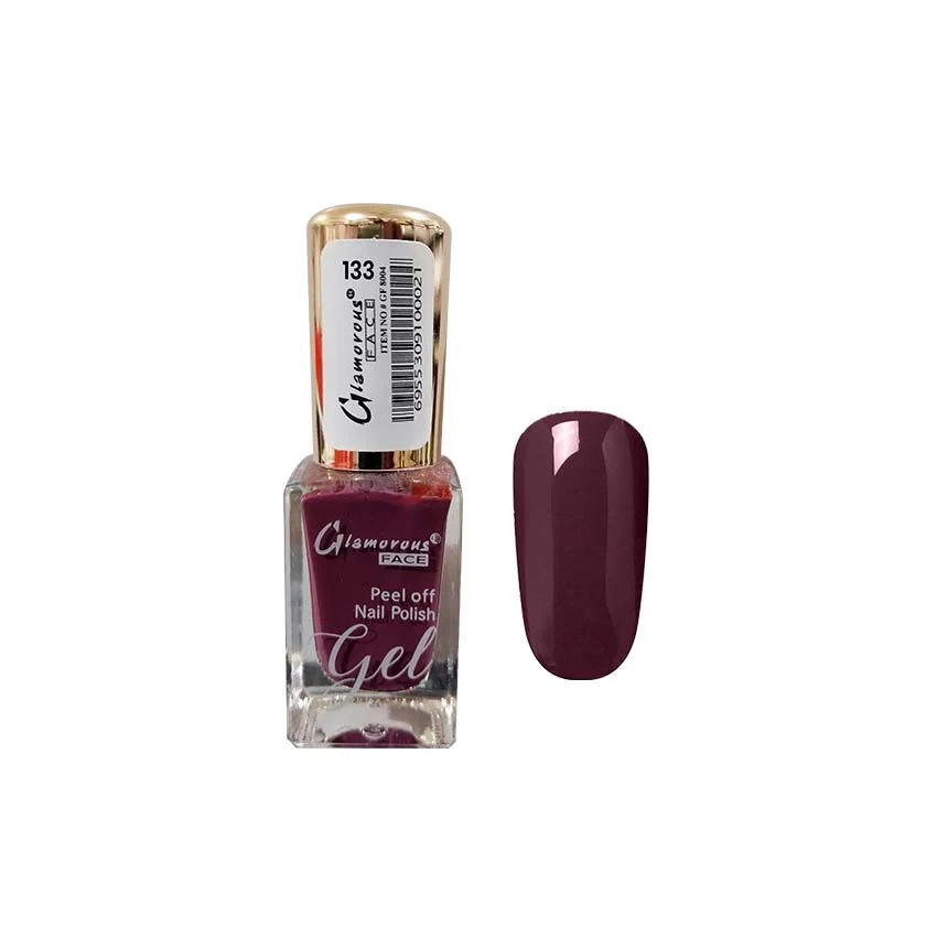 Glamorous Face Nail Polish 8004 Peel Off Gel 133